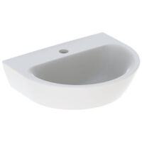 NOVA lavabo dritto con foro rubinetto senza troppopieno 450x360mm bianco KT
