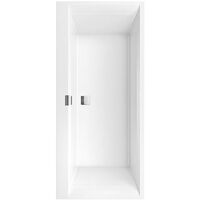 Sistema idromassaggio, Squaro Edge 12, vasca da bagno, UBQ180SQE2DV, rettangolare, Quaryl®, 1800 x 800 mm, bianco, ingresso Airpool (AE),
