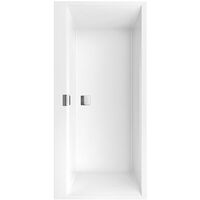 Sistema idromassaggio, Squaro Edge 12, Vasca da bagno, UBQ160SQE2DV, Rettangolare, Quaryl®, 1600 x 750 mm, bianco, Combipool Comfort (CC), Alimentazione acqua,