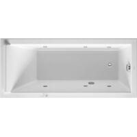 Vasca STARCK rettangolare idromassaggio 135 l 160x70 bianco 1 RS Jet-Syst