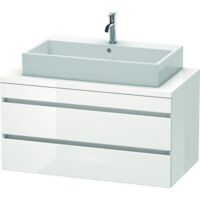 DURASTYLE consolle bassa 512x1000x548mm noce naturale / bianco opaco