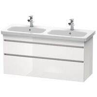 DURASTYLE mobile lavabo 448x1230x610mm noce scuro / bianco opaco