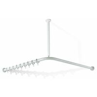Bastone per tende SERIE 801 d : 33mm 1200x1200mm. 24 Anello blu acciaio
