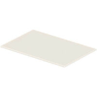 Inserto in vetro DU in DuraSquare 003115 + 16 staffe metalliche bianco
