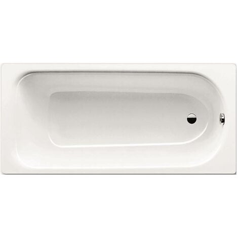 Kaldewei Eurowa 170 x 70 cm Baignoire droite 178 L en acier émaillé, sans pieds, blanc alpin (119800010001)