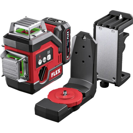 Flex 360° Akku-Linienlaser + Stativ ALC 3/360-G/R 12 Set + LKS 65-170 F1/4 (532862)