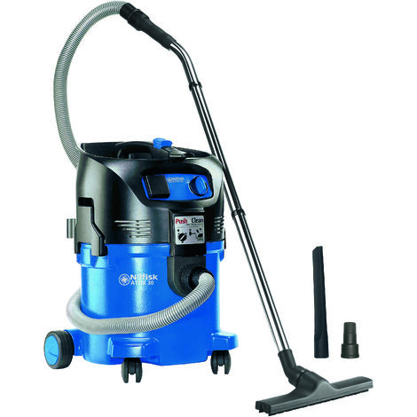 Nilfisk-Alto ATTIX 30-21 PC – Naß- und Trockensauger mit Einschaltautomatik – 1500W – 30l Behälter – Push&Clean Filterabreinigung (1/4)