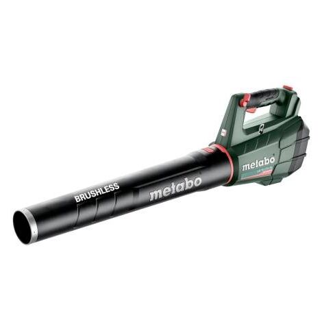 Metabo – Souffleur à batterie 18V – Moteur Brushless – Vitesse de l'air 150 km/h – Débit d'air 650 m³/h – Sangle d'épaule rembourrée