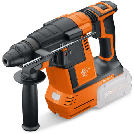 Fein – Perforateur-burineur sans fil 18V – Énergie de frappe 2,6J – Moteur sans balais – Ø perçage béton 26mm – Lampe LED intégrée - abh18-26 (1/4)