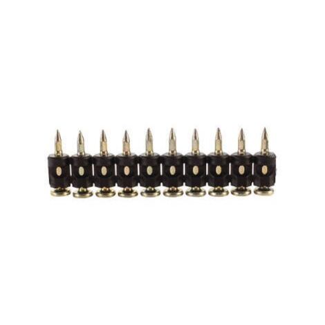 Spit – Pointe clou à tête plate 20mm pour béton – Clous acier avec traitement anti-corrosion – 10 pièces – 57540