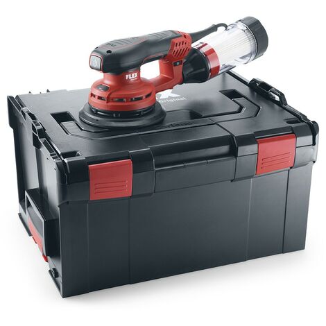 Flex – Ponceuse excentrique 400W – Moteur Brushless – Ø150mm – Vitesse 6000-10000 tr/min – Système d'aspiration intégré - ORE 5-150 EC SET