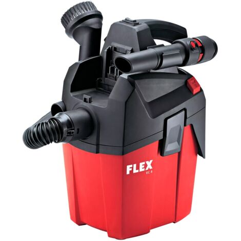 Aspirateur sans fil 18V – Dépression max. 12000 Pa – Volume cuve 6 L – Flexible d'aspiration 2,5 m – Pour bureaux et ateliers - VC 6 L MC