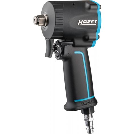 Hazet – Clé à chocs pneumatique 9012M-1 – Couple 1200 Nm – Design extra court 80 mm – Vitesse 8800 tr/min – Poignée isolante contre le froid - Q215522