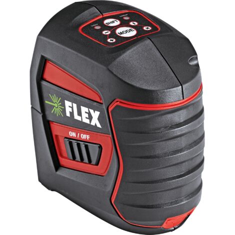 Flex – Laser lignes croisées vert ALC 2/1-G/R – Diode laser verte – Portée 50m, 70m avec récepteur – Classe de laser 2 – Précision ± 0,3 mm