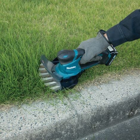 Makita Ciseaux à gazon à batterie 12 V max avec 2 batteries et chargeur DC10SB (UM600DSMEX)