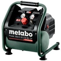 Metabo compresseur Power 160-5 18 LTX BL OF, 5 L 8 Bar sans fil sans batterie, sans chargeur 601521850