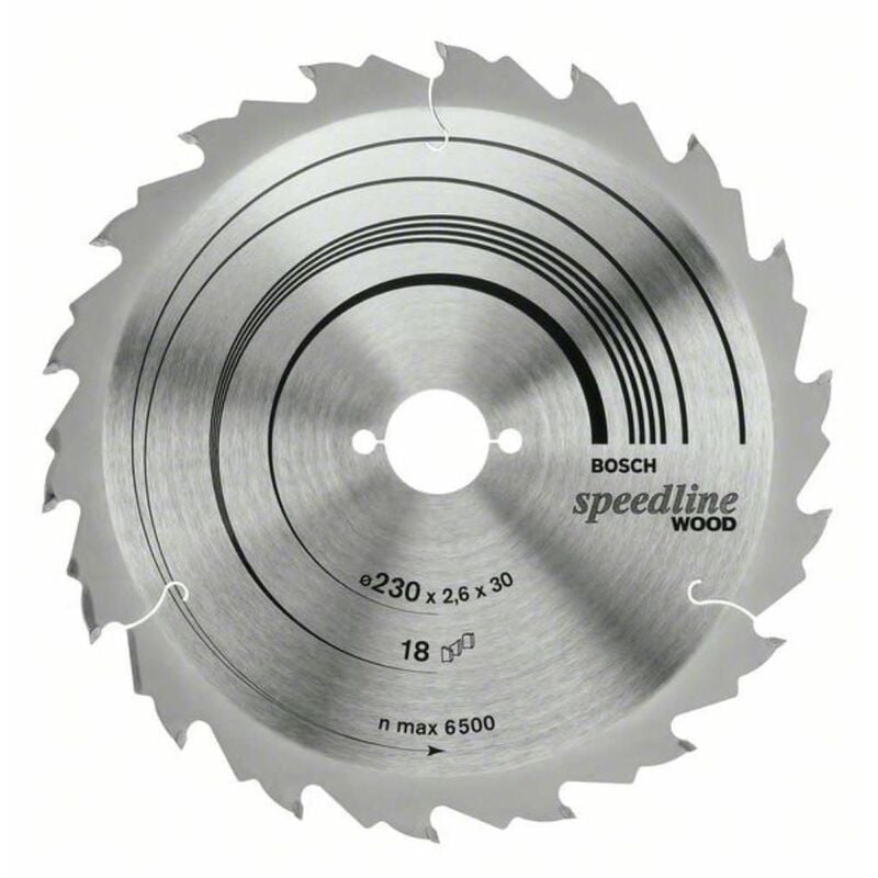 Blade de sierra circular Speedline Wood. 160 x 16 x 2.4 mm.