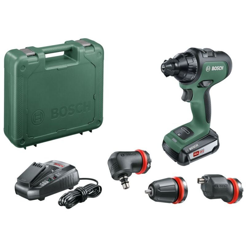 Bosch Taladro Atornillador batería advanceddrill 18 set 1 sistema de voltios 3 accesorios en tr 1350 rpm sin llave kg neg 18v 1x 2.5