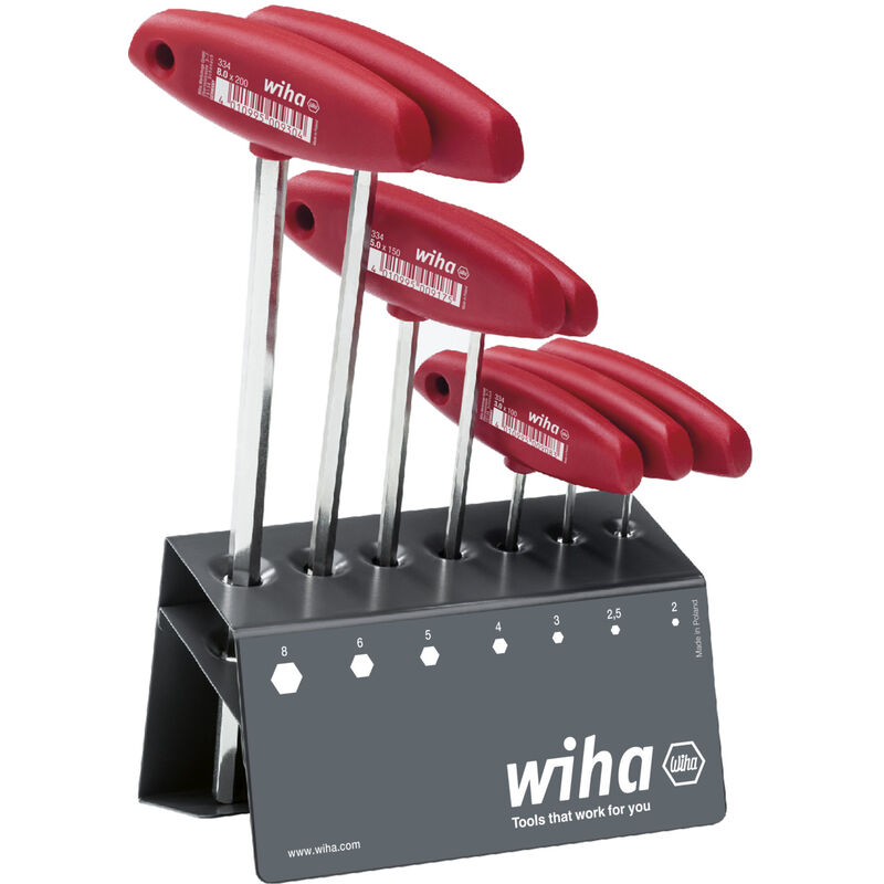 Wiha Set 10 Chiavi Allen Testa Sferica MagicRing - Colorate E Ergonomiche - Foto 6