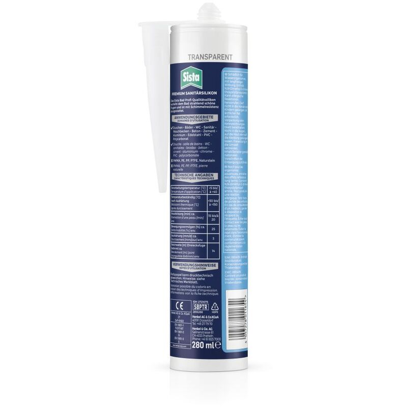 Silicona transparente grasso 125ml l00500