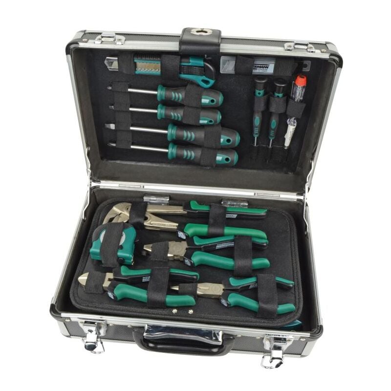 Brueder Mannesmann Werkzeuge - M29085 - Juego de herramienta universal en  maletín abatible : : Bricolaje y herramientas