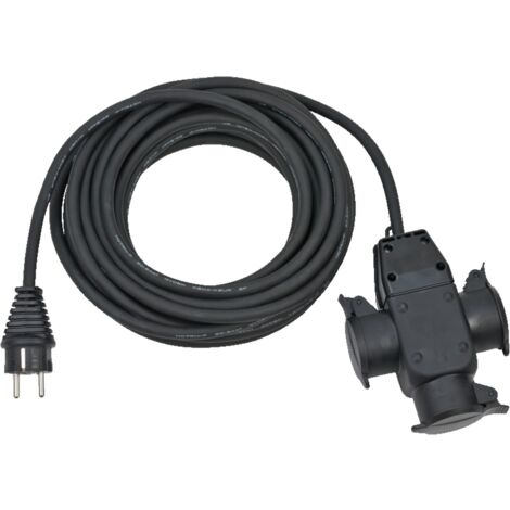 Cable alargador de corriente H05VV-F 3G1.5mm² 10m