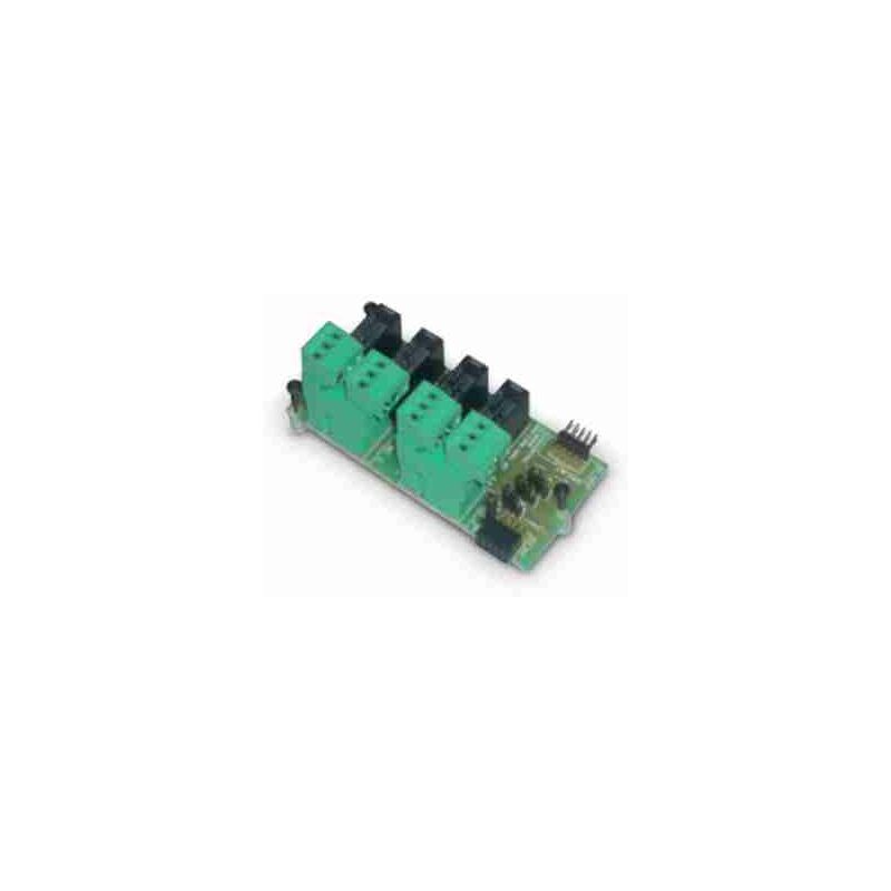 X-410 (4 entrées 4-26VDC/4 sorties relais & 16 capteurs 1-Wire