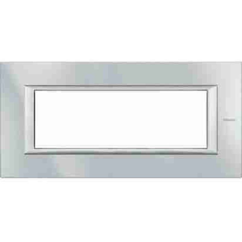 Plaque Bticino Axolute 24740 - Verre Blanc - 2 Modules - Interphone - NEUF