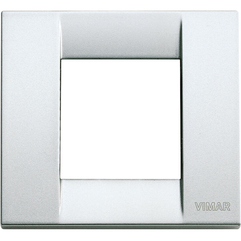 Plaque électrique Vimar 17092.26 – Classique, 1-2 Modules, Finition Avio Métallisée