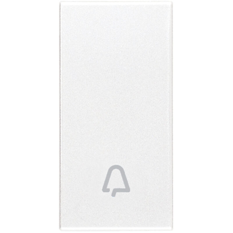 Bouton Poussoir IP54 Blanc – Symbole Cloche, Montage En Saillie, Série G1