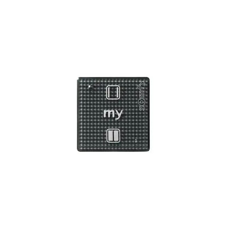 1811009 - Commande murale tactile Somfy Smoove 1 Rts Black Shine O/c