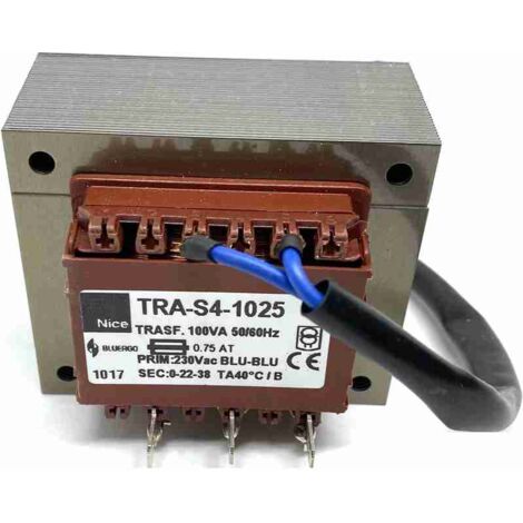 TRA-M.1025 Transformateur 220V 22V 110Va ROBO 1124 RO1124 Pièce de rechange d'origine NICE TRA-M.1025
