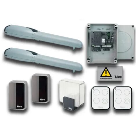 Nice WINGO4BDKCE - Kit pour l'automatisation de portails battants avec ante jusqu’à à 2 m, montage extérieur (1/3)