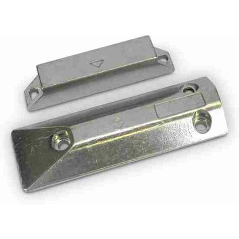 Lot De 10 Fermetures Magnétiques Pour Meubles – Fixation Par Vis – Force 6 Kg – Blanc (Metafranc)
