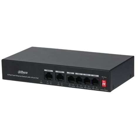 PFS3006-4ET-36 - Commutateur non géré à 6 ports (4 PoE 36 W) (1/4)