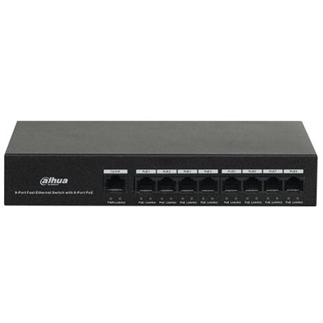PFS3009-8ET-65 - Commutateur L2 non géré à 9 ports (8 PoE 65 W) (1/4)