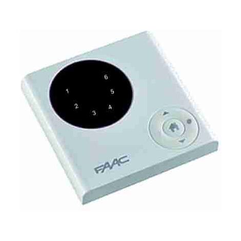 Transmisor de pared Tm Xt6 Sm 433mhz 6 canales Sun Wind X Tm35 Tm45 Tm58 Faac 132123