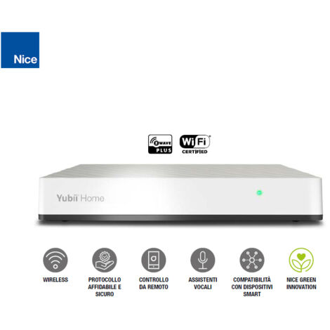 Nice – Passerelle domotique Wifi – Contrôle intelligent des appareils connectés – Compatible avec Yubii Home – YH001