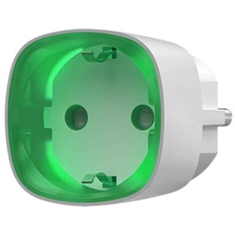 38209 - Comfort & Automation - Socket - Prise intelligente sans fil avec surveillance de la consommation d’énergie - couleur white - Ajax confort et automatisation (1/4)