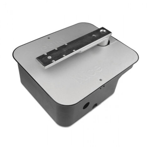 Nice – Cassa de fondation imbutita MFABBOX – Finition cataforesi – Butée mécanique pour motorisation de portail – Accessoire d’ancrage (1/2)