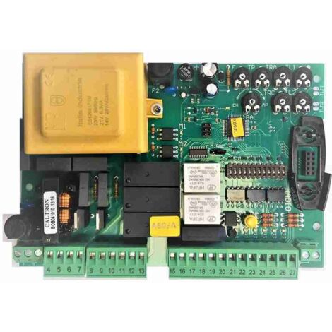 Nice – SPSB138D Panneau de commande central 2 moteurs A60 – Pièce de rechange d'origine pour motorisation de portail – Compatibilité optimale