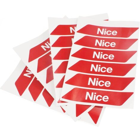 Nice WA10 - Bandes rouges adhésives réfléchissantes (1/3)