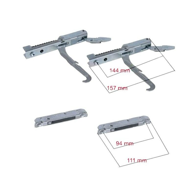 Genuino Ilve - Cerniera Per Porta Del Forno, Con Triplo Vetro, 90 - Foto 4