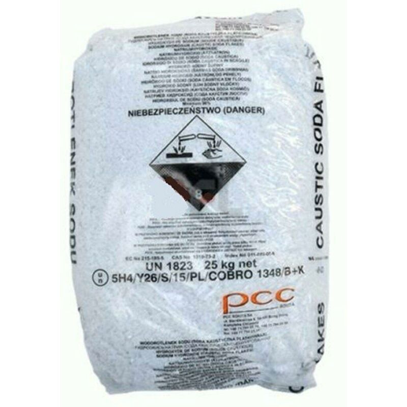 SODA CAUSTICA A SCAGLIE IN SACCO DA 25 KG SVERNICIATORE DISINCROSTANTE DF  9038928