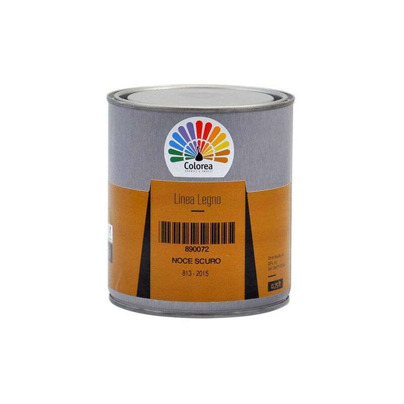 Vernice per legno da interno LUXENS noce medio satinato 0.75 lt