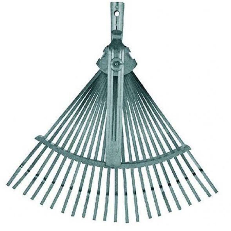 Scopa Esterno Scopa Da Giardino Rigida Con Manico Lungo In Metallo - Foto 7