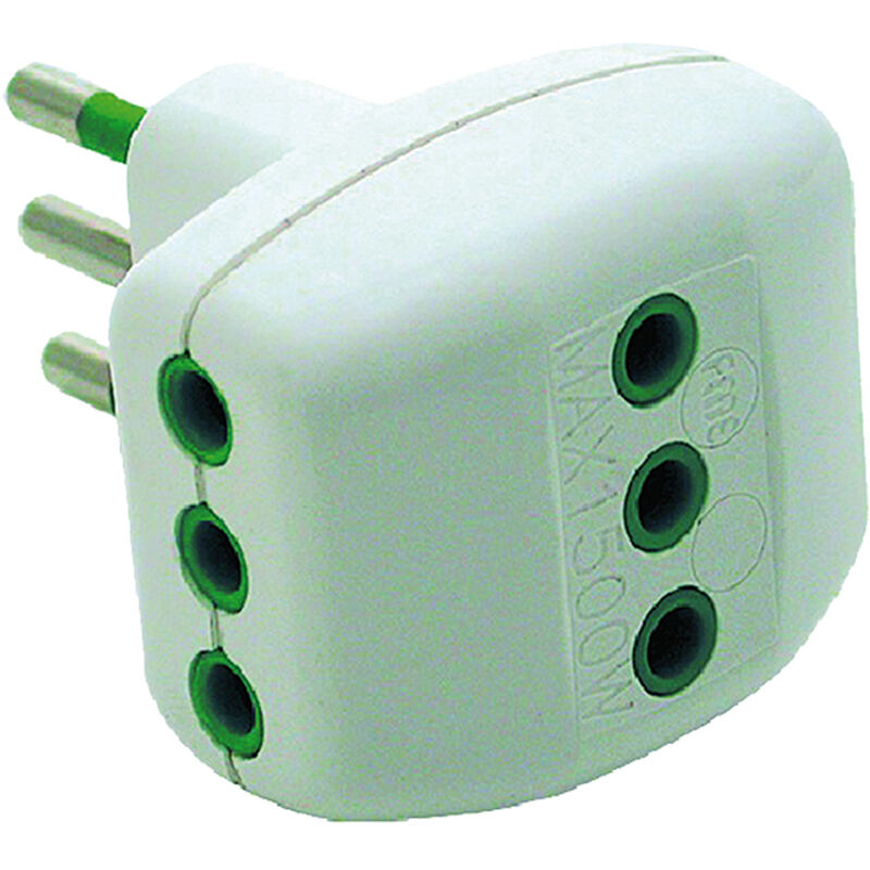 Adattatore Per Presa Tripla A Terra Arancione Pesante 3-Wire - Foto 9
