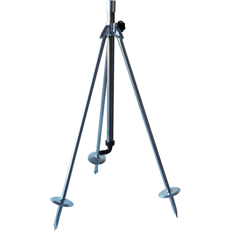 UPQRSG Testa Dell'Irrigatore a Impatto su Base del Treppiede, Irrigatori per Treppiede per Impieghi Pesanti Regolabili a 360 Gradi, Irrigatore con Connettore Accurato Uniforme, per Giardino con Prato