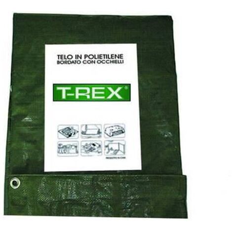 TELO OCCHIELLATO BORDATO CON ANGOLI RINFORZATI 100 GR. - mt.3x3 - FER 265133
