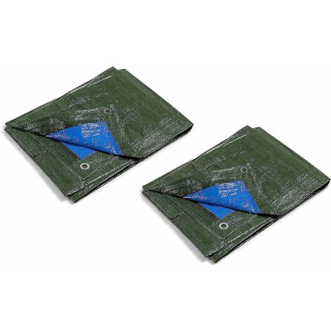 Wiltec Telone Occhiellato Blu 3 X 4 M Resistente Alle Intemperie E A Raggi Uv Impermeabile Robusto Telo Di Protezione In Poliestere 240 Gm Con Rivestimento In Pvc 85269889
